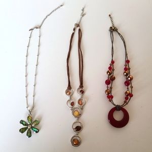 Bundle of 3 Decorative Necklaces